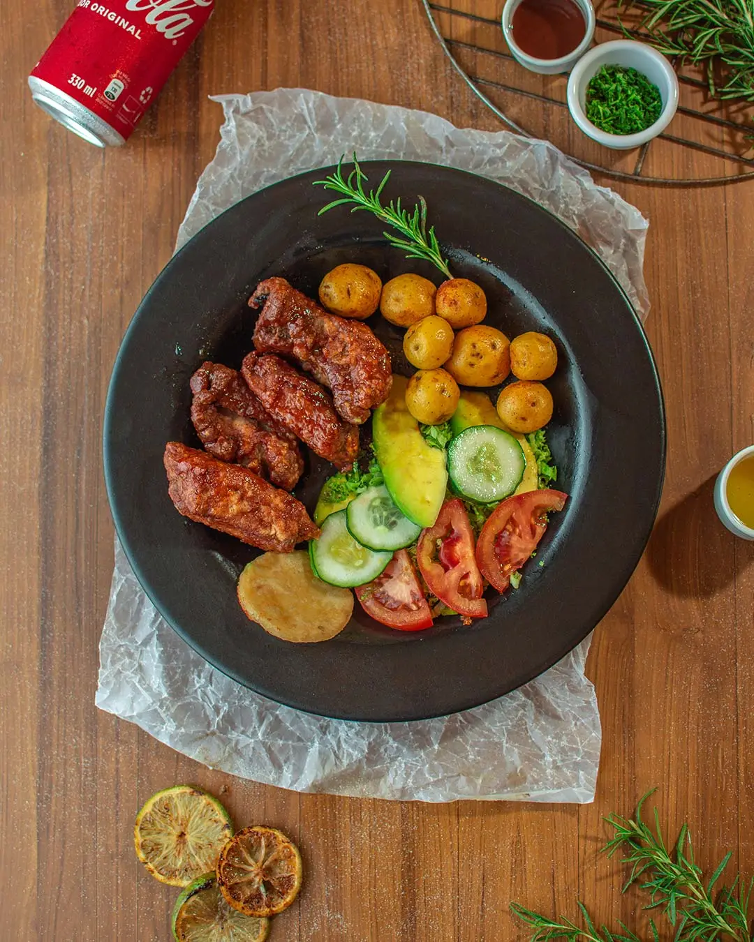 Costillas BBQ de Cerdo